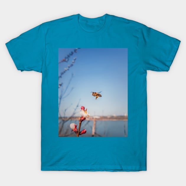 flying Bee T-Shirt by psychoshadow